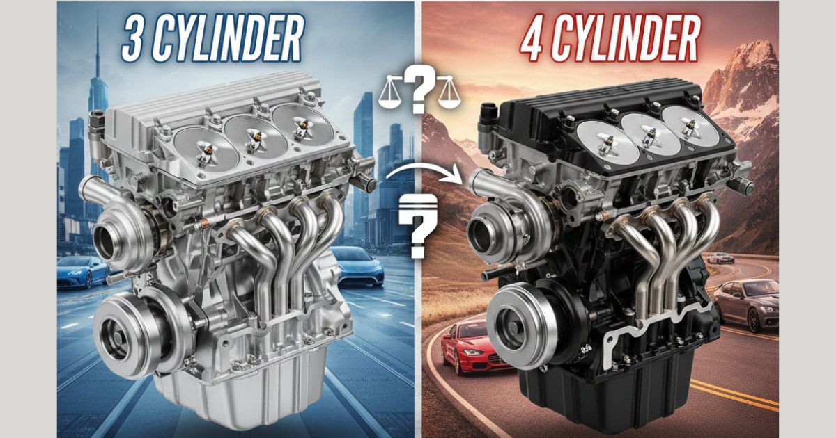 3 Vs 4 Cylinder Engine
