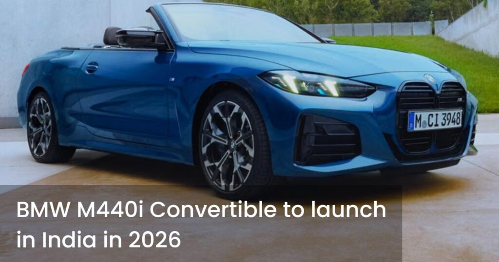 BMW M440i Convertible to launch in India in 2026