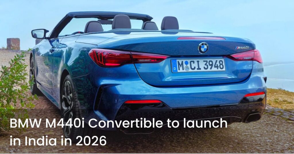 BMW M440i Convertible to launch in India in 2026