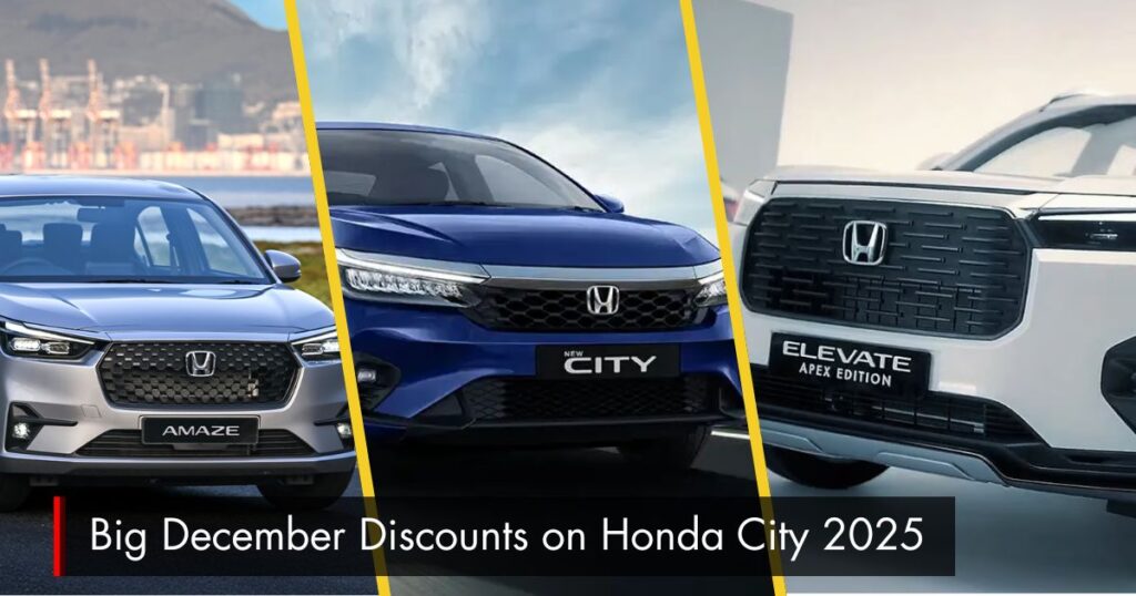 Big December Discounts on Honda Cars, Elevate, City & Amaze Get Up to ₹1.36 Lakh Off (4)