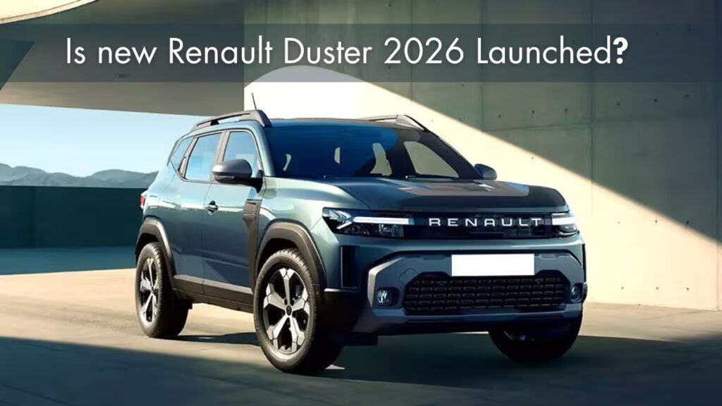 Renault Duster 2026 price in India