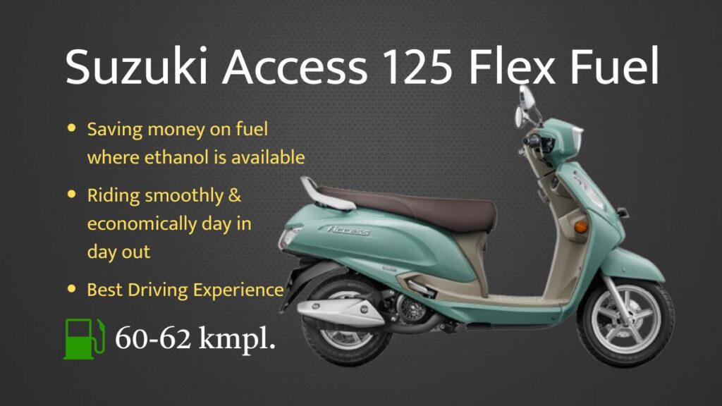 Suzuki Access 125 Flex Fuel, a game changer for average folk who want better fuel efficiency & lower daily expenses